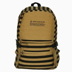 Blancho Backpack Camping Backpack/ Outdoor Daypack/ School Backpack (Color: Khaki)