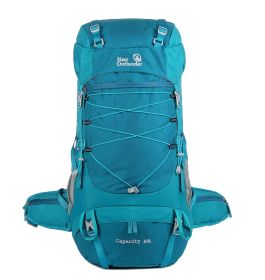 Large Capacity Nylon Backpack as a Hiking Backpack for Camping Trips (Color: Blue 1)